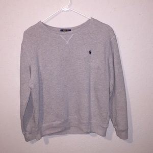 All grey polo sweater